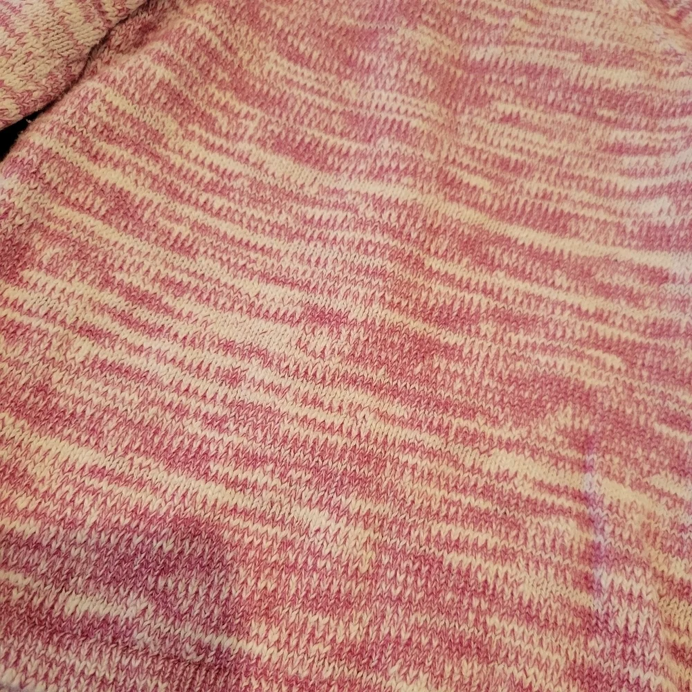 Baby Gap Marbled Cotton Pink Butterfly Sweater Size 2T